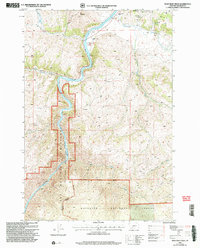 Bear Trap Creek 2000 topographic map thumbnail
