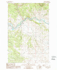 Bearmouth 1989 topographic map thumbnail