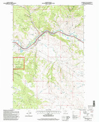 Bearmouth 1996 topographic map thumbnail