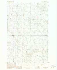 Bearshack Creek 1983 topographic map thumbnail