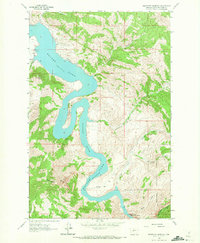 Beartooth Mountain 1962 topographic map thumbnail