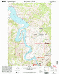 Beartooth Mountain 2001 topographic map thumbnail