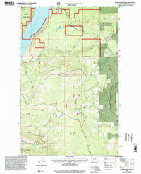 Beartrap Mountain 1997 topographic map thumbnail