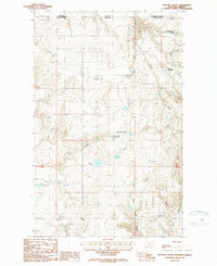 Beaupre Coulee 1986 topographic map thumbnail