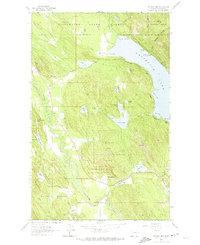 Beaver Lake 1962 topographic map thumbnail