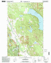 Beaver Lake 1994 topographic map thumbnail