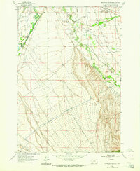 Beaverhead Rock NE 1962 topographic map thumbnail