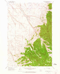 Beaverhead Rock SE 1961 topographic map thumbnail