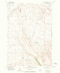 Beaverhead Rock SW 1962 topographic map thumbnail