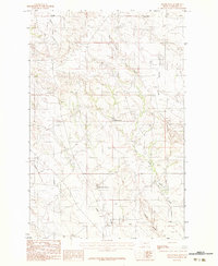 Becker Dam 1983 topographic map thumbnail