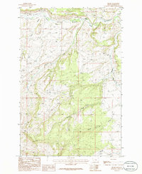 Becket 1986 topographic map thumbnail