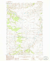 Becket NE 1986 topographic map thumbnail