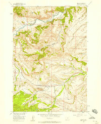 Beehive 1956 topographic map thumbnail