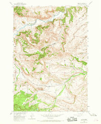 Beehive 1956 topographic map thumbnail