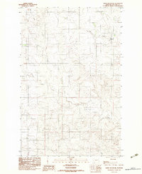 Beery Reservoir 1983 topographic map thumbnail