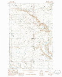 Belgian Hill 1985 topographic map thumbnail