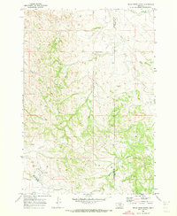 Belle Creek North 1970 topographic map thumbnail
