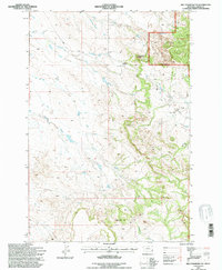 Belltower Butte 1993 topographic map thumbnail
