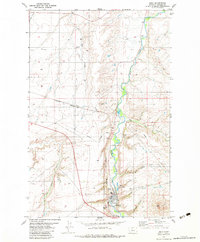 Belt 1982 topographic map thumbnail