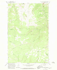 Belt Park Butte 1967 topographic map thumbnail