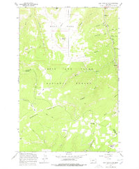 Belt Park Butte 1967 topographic map thumbnail