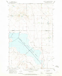 Benton Lake East 1965 topographic map thumbnail