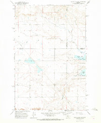 Benton Lake West 1965 topographic map thumbnail
