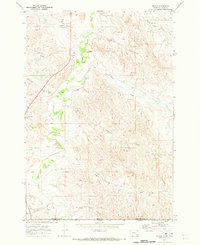 Biddle 1970 topographic map thumbnail