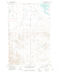 Big Flat West 1971 topographic map thumbnail