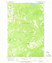 Big Hawk Mountain 1964 topographic map thumbnail