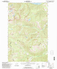 Big Hawk Mountain 1994 topographic map thumbnail