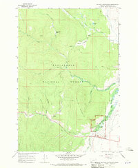 Big Hole Battlefield 1966 topographic map thumbnail