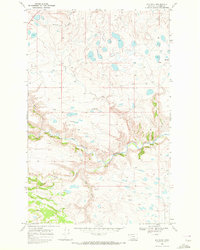 Big Rock 1968 topographic map thumbnail