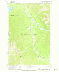 Big Salmon Lake East 1970 topographic map thumbnail
