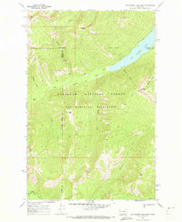 Big Salmon Lake West 1970 topographic map thumbnail