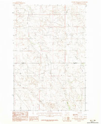 Big Sheep Mountain NW 1983 topographic map thumbnail