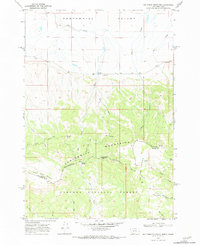 Big Table Mountain 1968 topographic map thumbnail