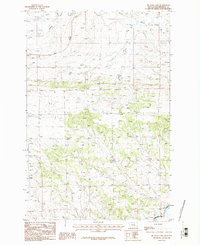 Big Wall East 1986 topographic map thumbnail