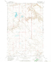 Bigby Lake 1971 topographic map thumbnail