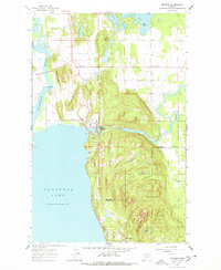 Bigfork 1962 topographic map thumbnail