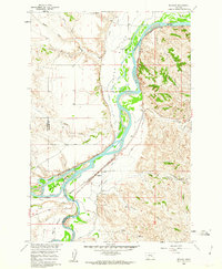 Bighorn 1960 topographic map thumbnail
