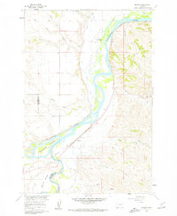 Bighorn 1960 topographic map thumbnail