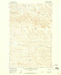 Billick Coulee 1958 topographic map thumbnail