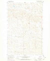Billick Coulee 1958 topographic map thumbnail