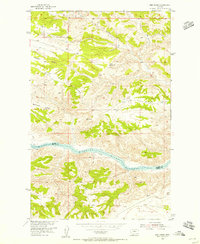 Bird Rapids 1954 topographic map thumbnail