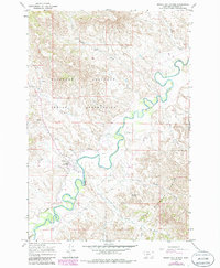 Birney Day School 1966 topographic map thumbnail