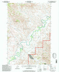 Birney Day School 1995 topographic map thumbnail