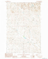 Biscuit Butte 1983 topographic map thumbnail