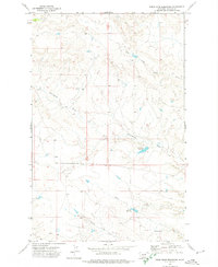 Bison Bone Reservoir 1971 topographic map thumbnail
