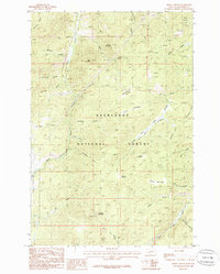 Bison Canyon 1985 topographic map thumbnail